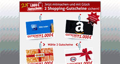 Desktop Screenshot of 500euro-gutschein.de